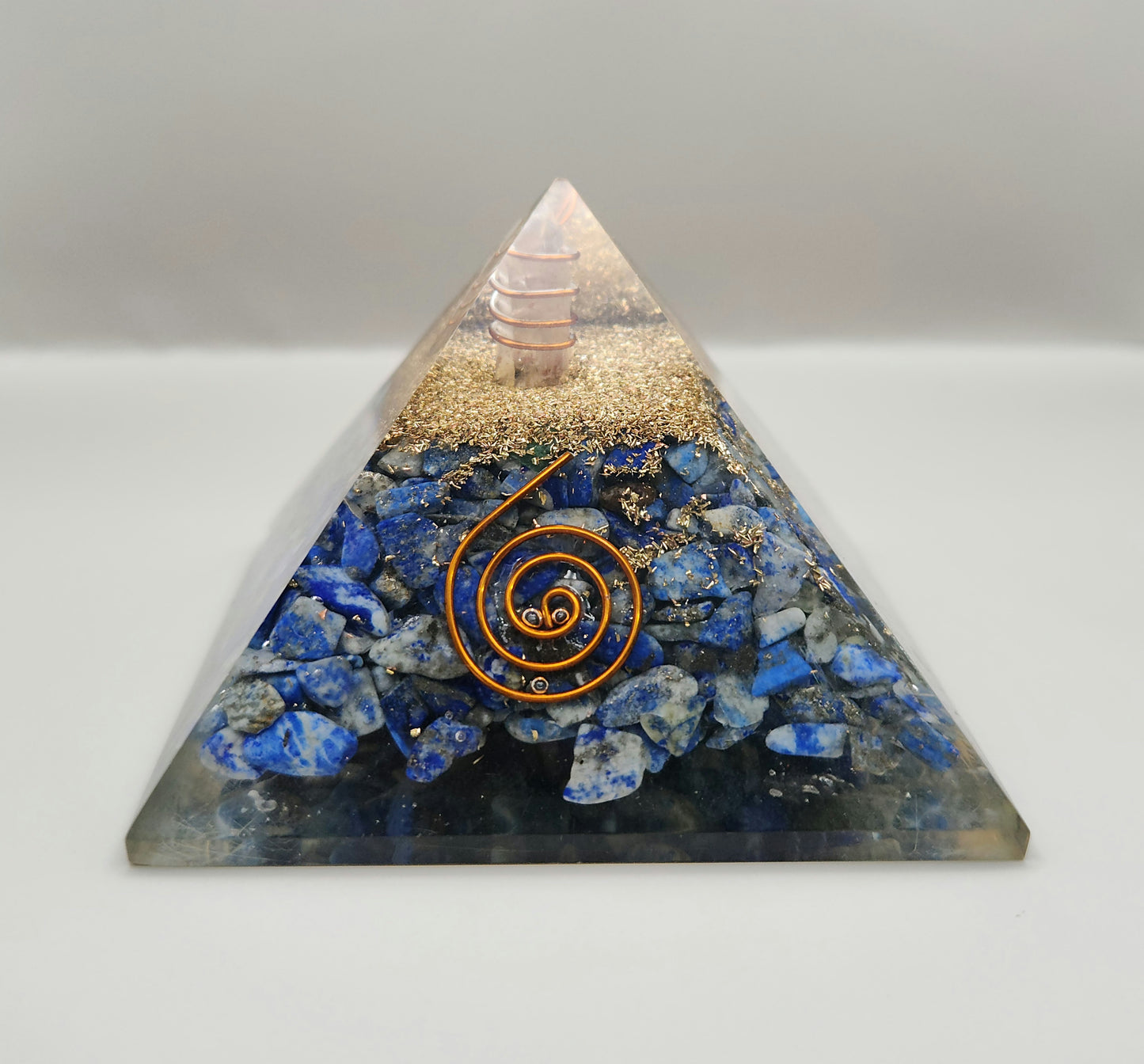 Lapis Orgonite Pyramid