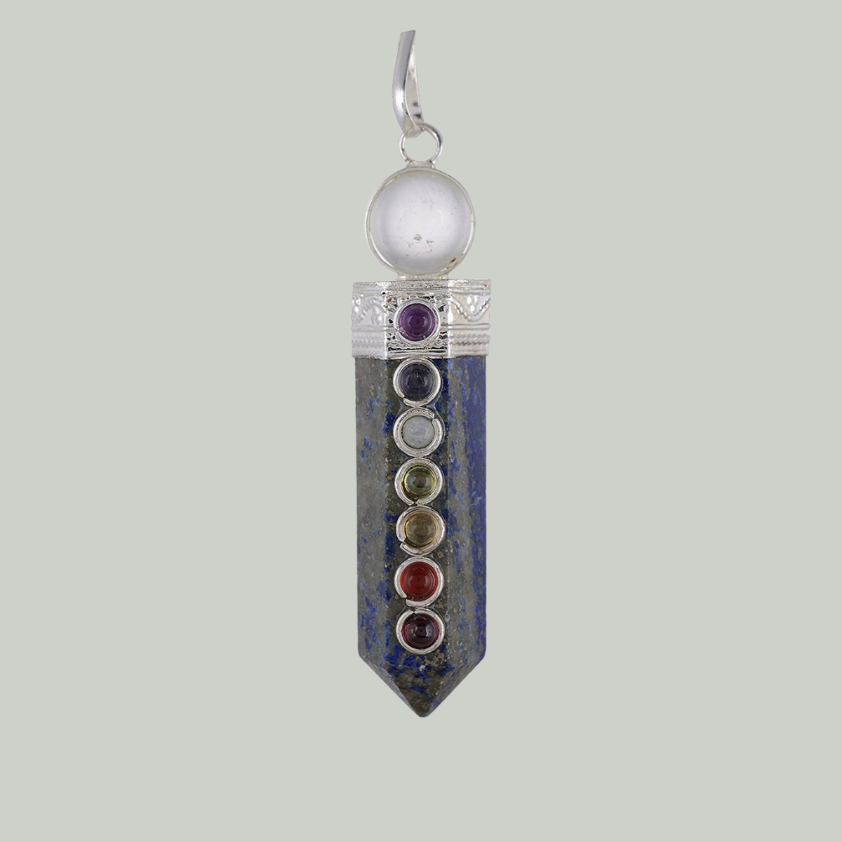 Lapis Lazuli - Seven Chakra Pendant