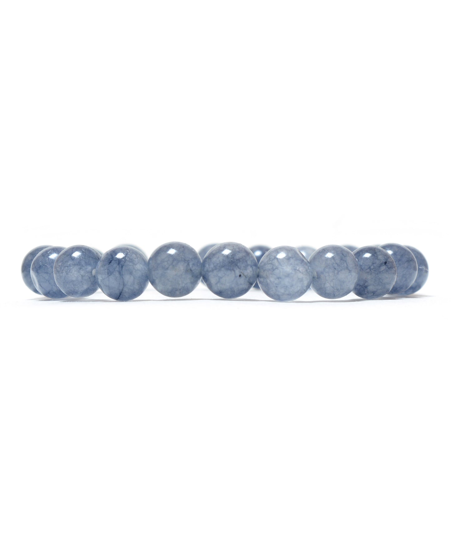 Aquamarine 08 mm beads healing stone bracelet