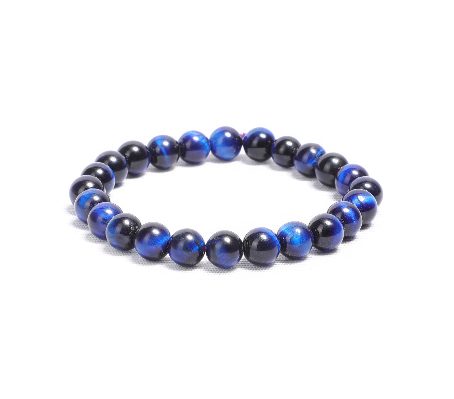 Blue Cat's Eye 08mm Beads Healing Bracelet