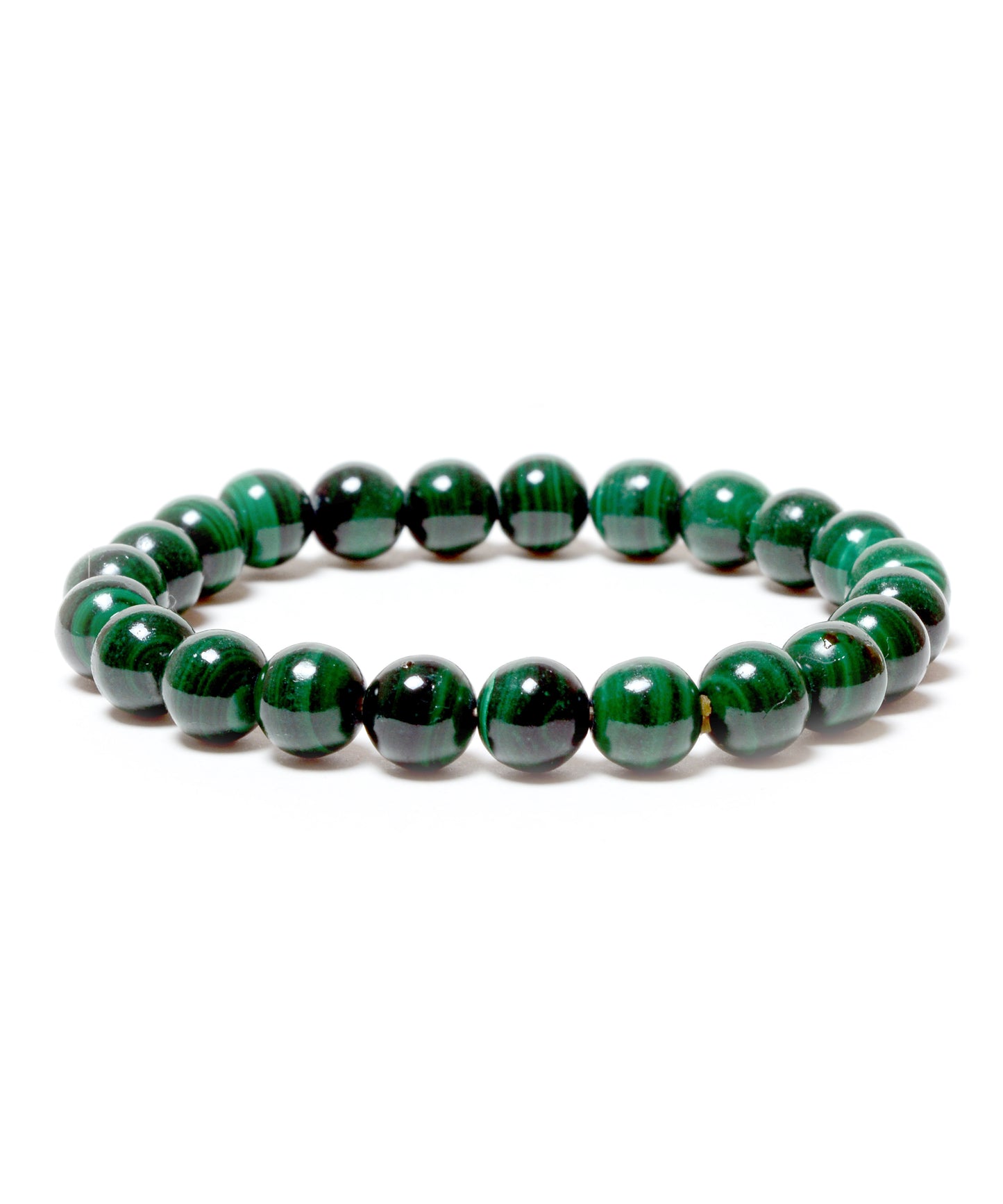 Premium Malachite (08mm)Beads Bracelet
