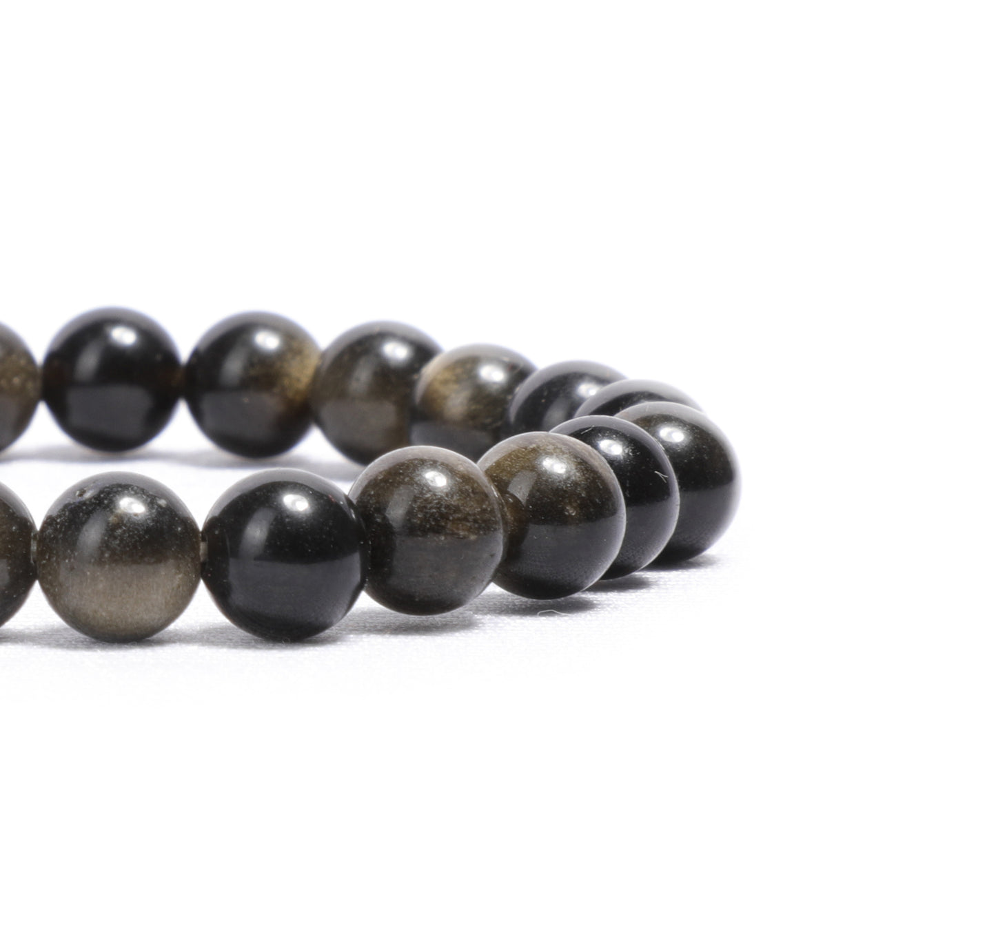 Black Obsidian 08mm Healing Stone bracelet