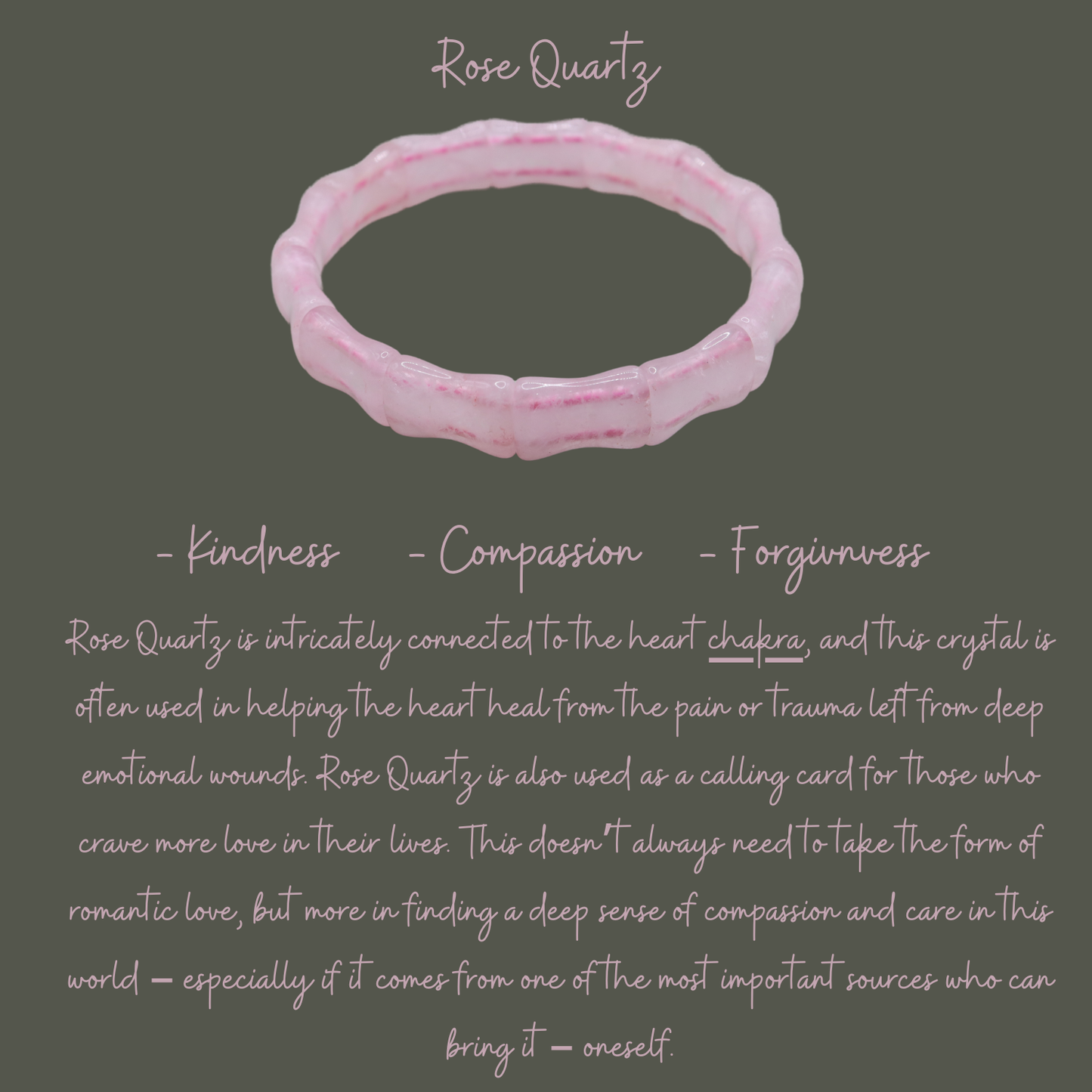 Pink Rose Quartz Bracelet