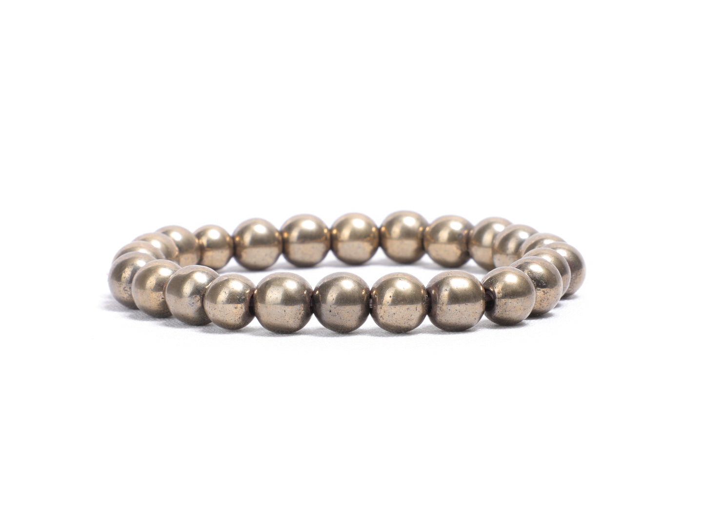 Peru Pyrite Healing 8mm Gemstone Bracelet