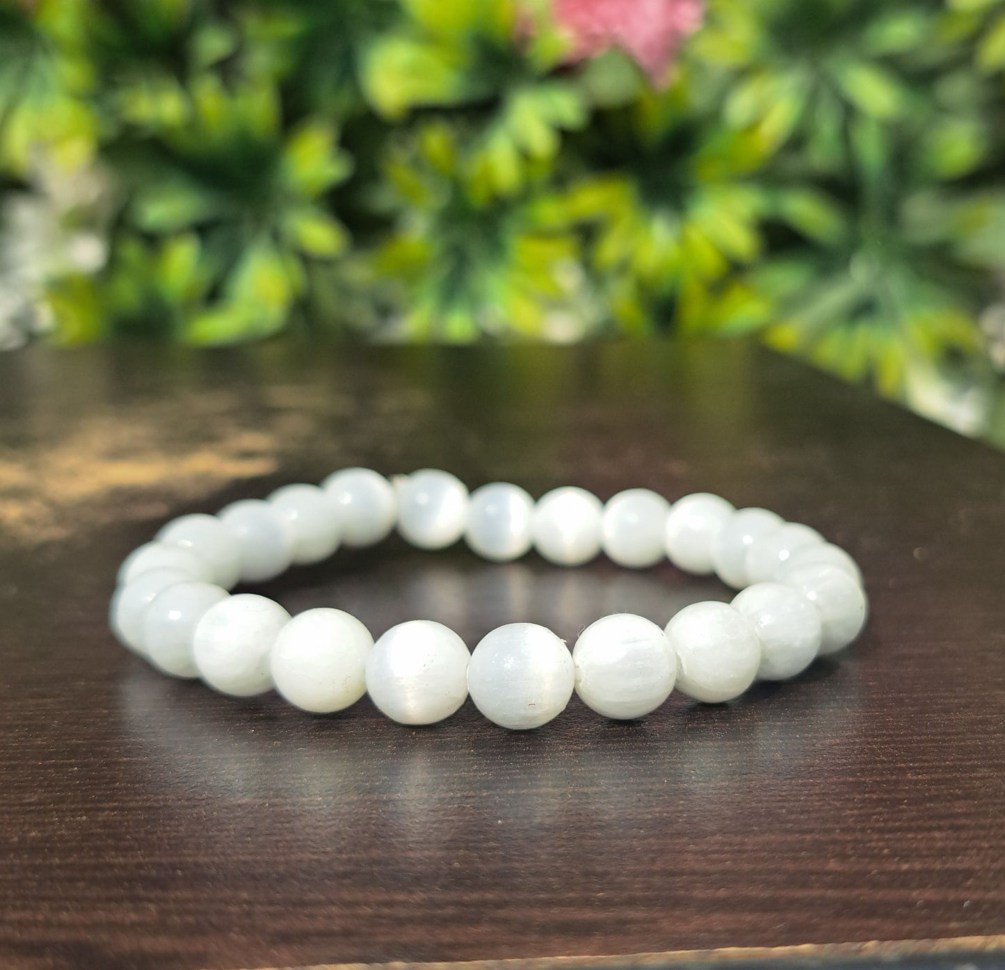 Selenite beads Bracelet