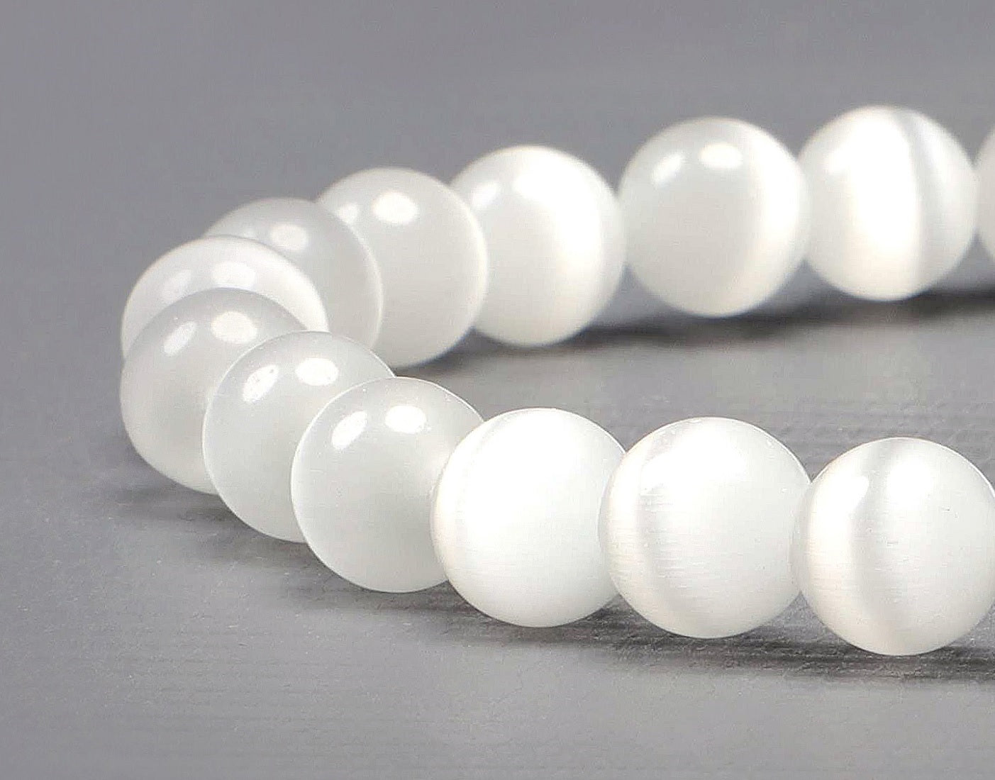 Selenite beads Bracelet