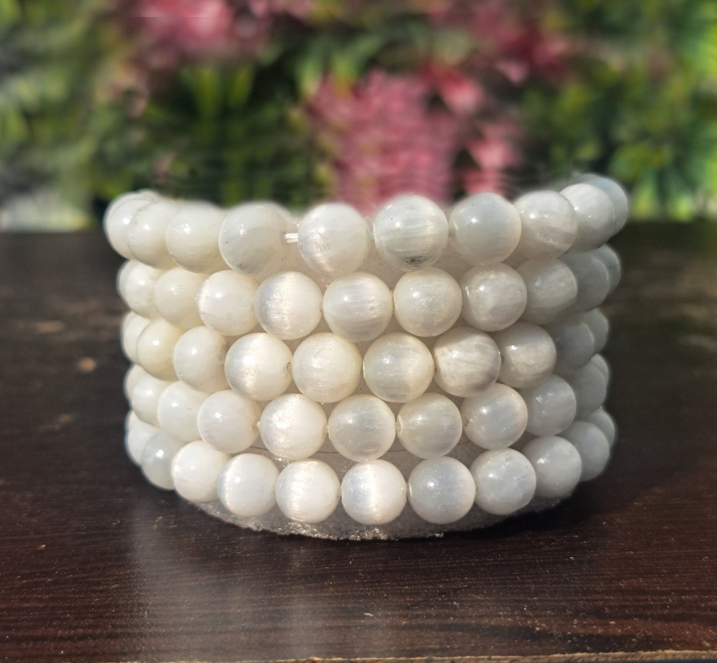 Selenite beads Bracelet