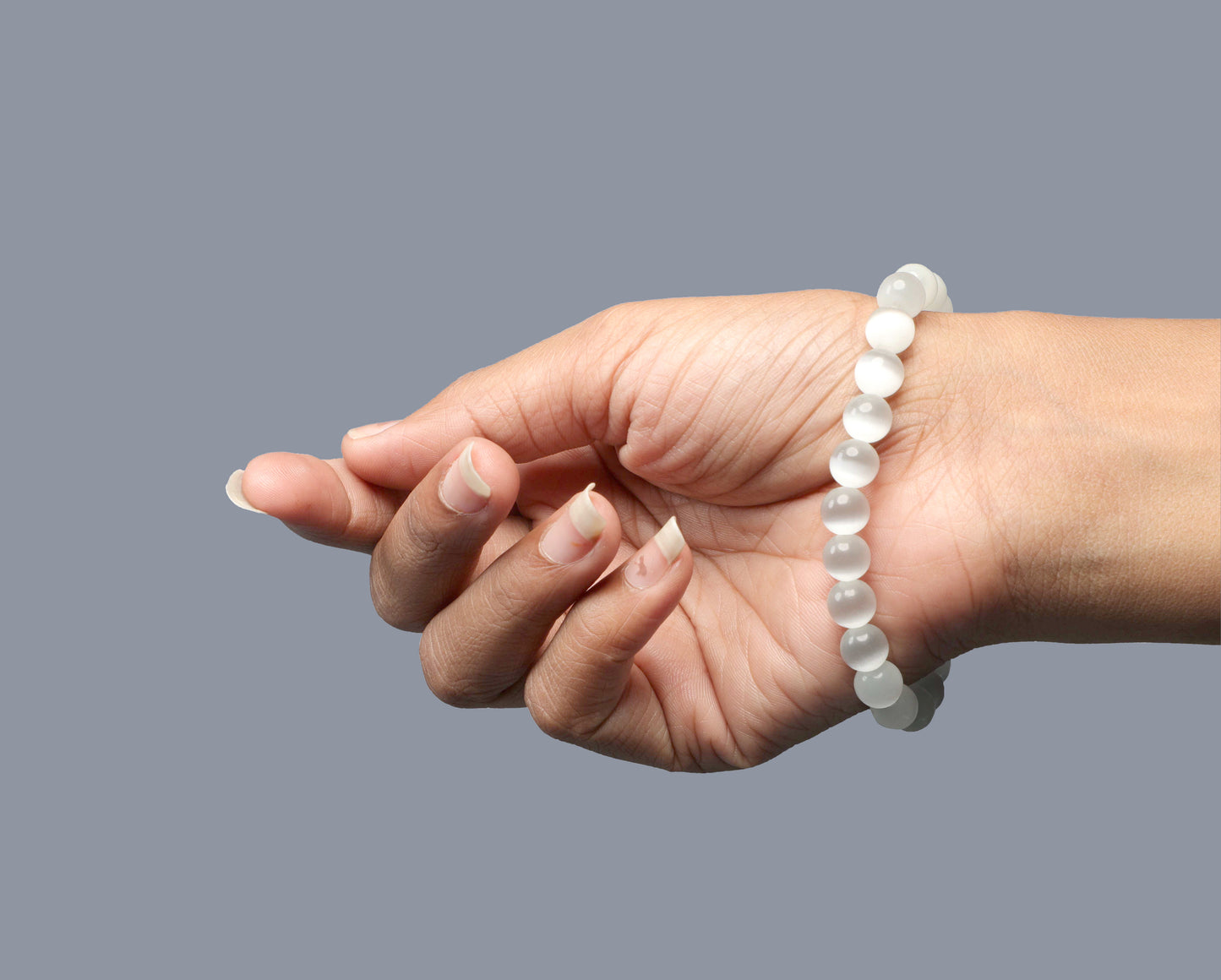 Selenite beads Bracelet