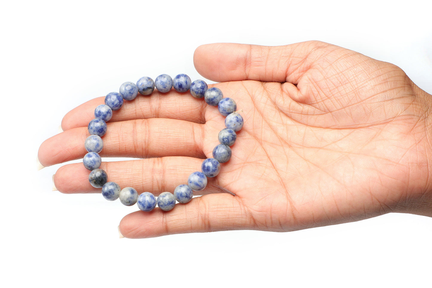 Blue Sodalite 08mm Beads Healing Reiki Bracelet