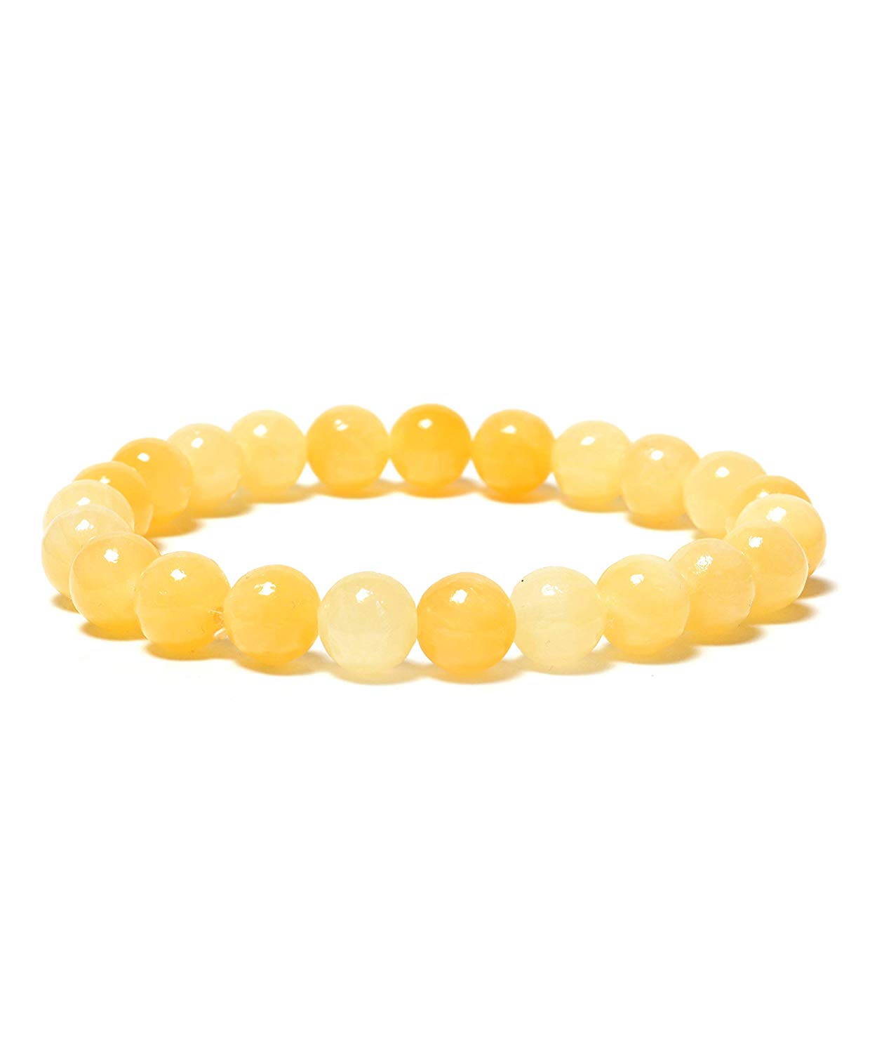 Yellow Aventurine 08mm beads Healing Stone Bracelet
