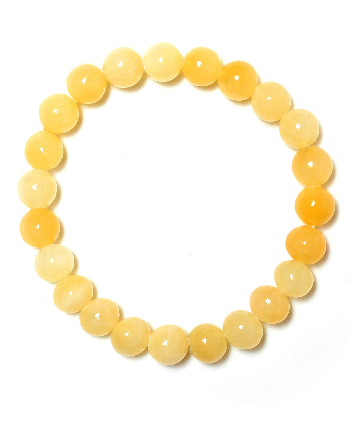 Yellow Aventurine 08mm beads Healing Stone Bracelet
