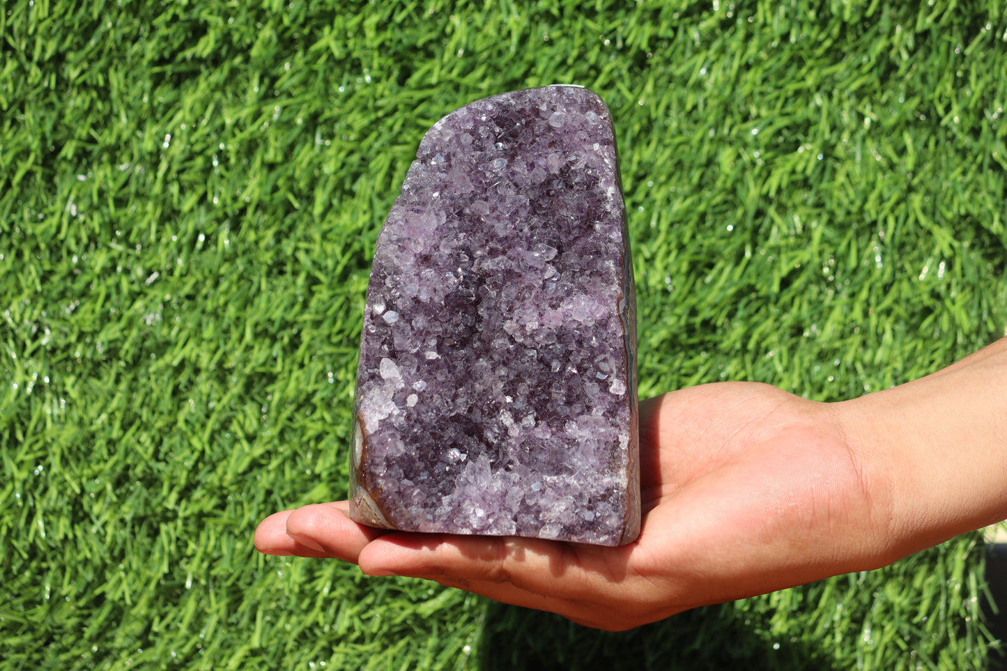 Amethyst Geode Crystal Cluster