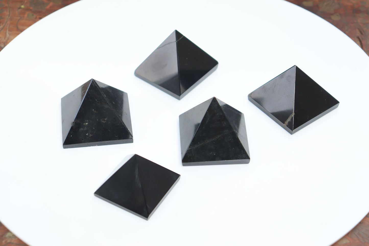 Black Tourmaline Crystal Pyramid, Black Tourmaline Healing Pyramid, Black Tourmaline Crystal Pyramid for Crystal Grid