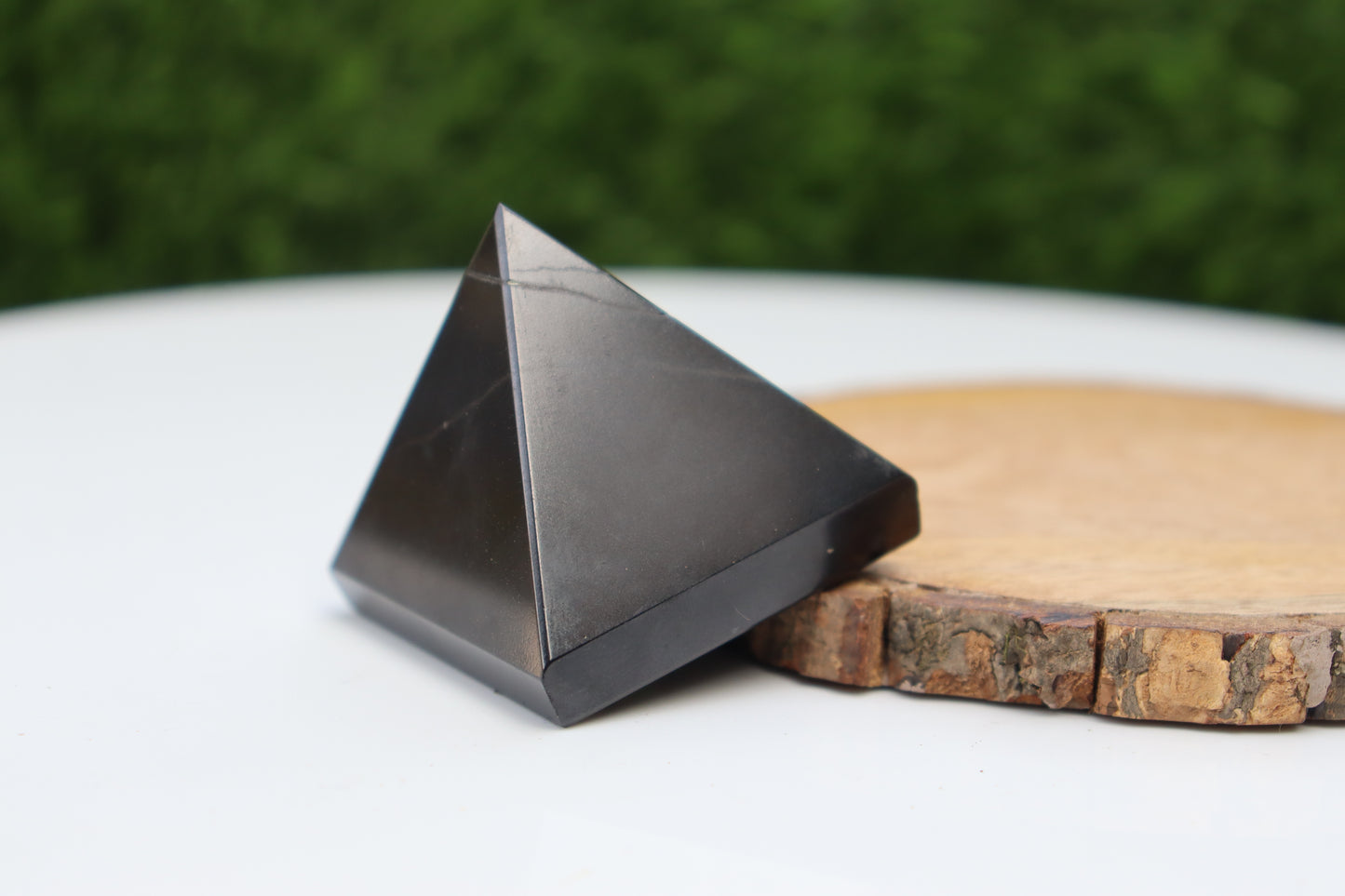 Black Tourmaline Crystal Pyramid, Black Tourmaline Healing Pyramid, Black Tourmaline Crystal Pyramid for Crystal Grid