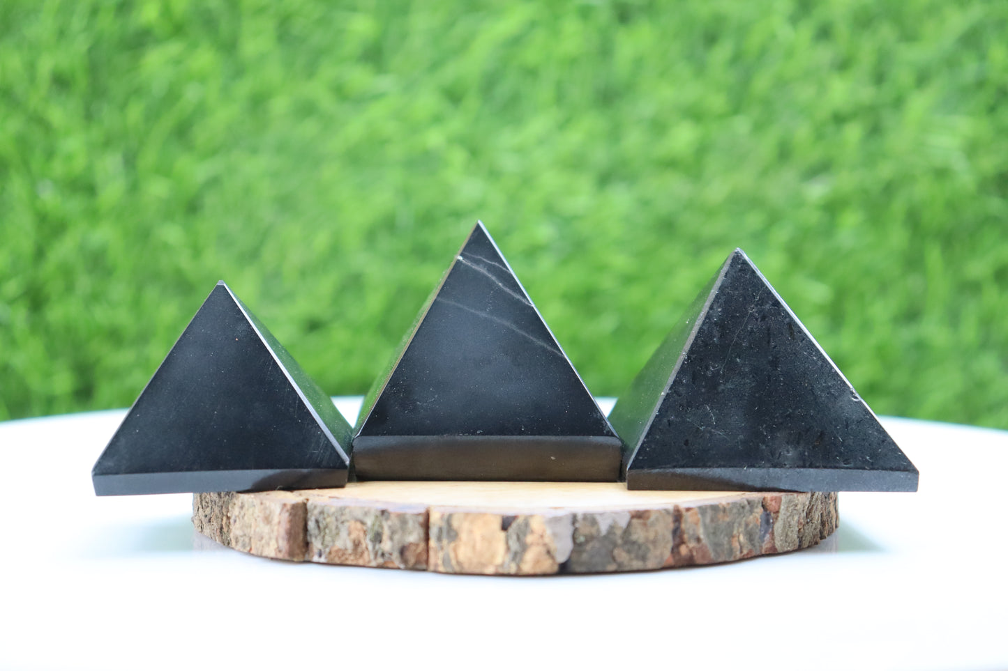 Black Tourmaline Crystal Pyramid, Black Tourmaline Healing Pyramid, Black Tourmaline Crystal Pyramid for Crystal Grid