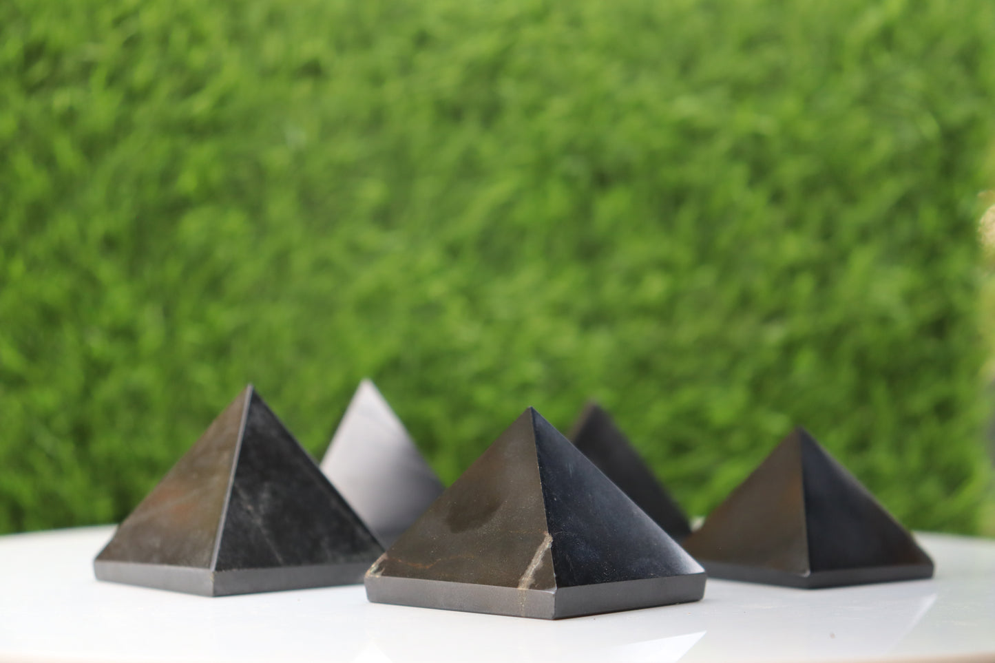 Black Tourmaline Crystal Pyramid, Black Tourmaline Healing Pyramid, Black Tourmaline Crystal Pyramid for Crystal Grid