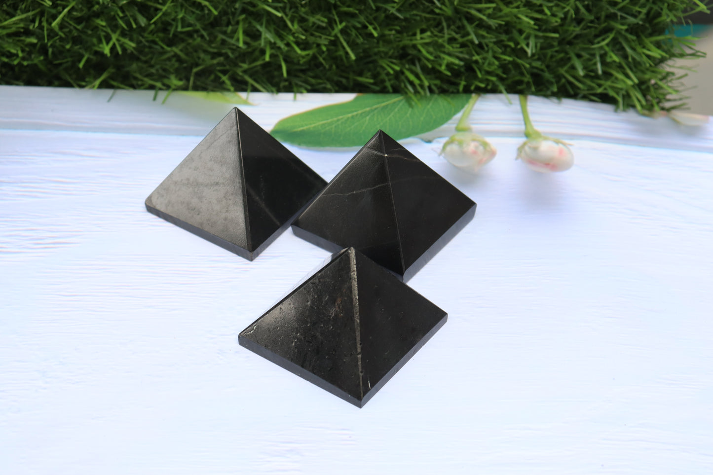 Black Tourmaline Crystal Pyramid, Black Tourmaline Healing Pyramid, Black Tourmaline Crystal Pyramid for Crystal Grid