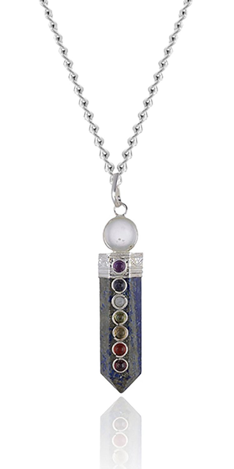Lapis Lazuli - Seven Chakra Pendant