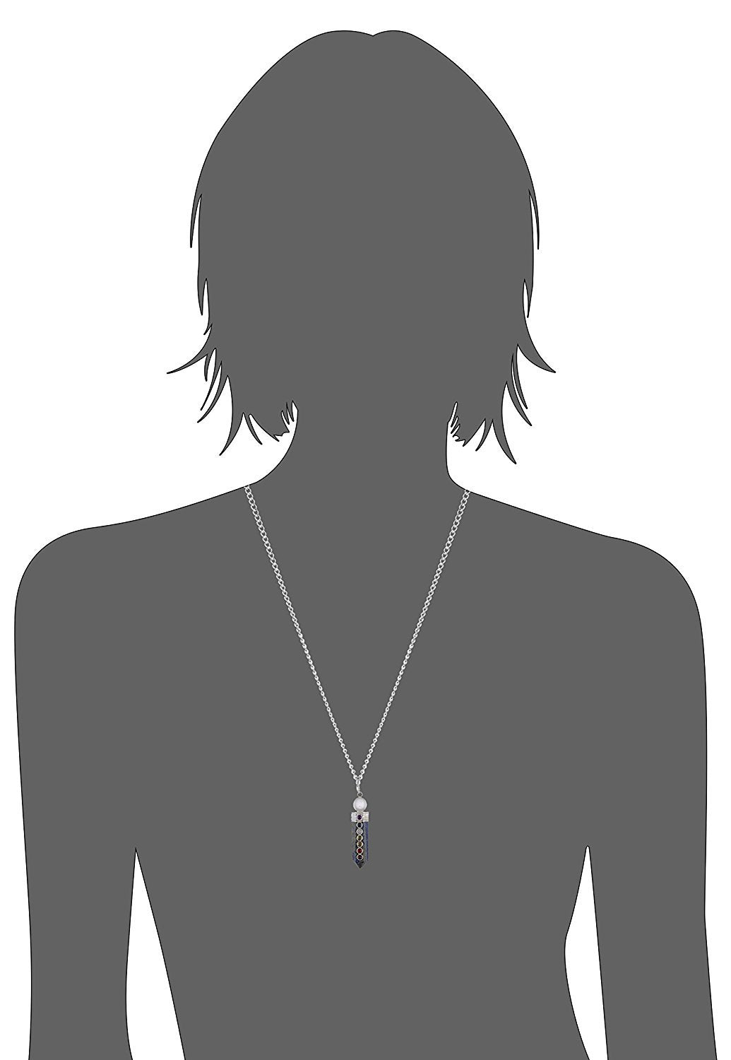 Lapis Lazuli - Seven Chakra Pendant