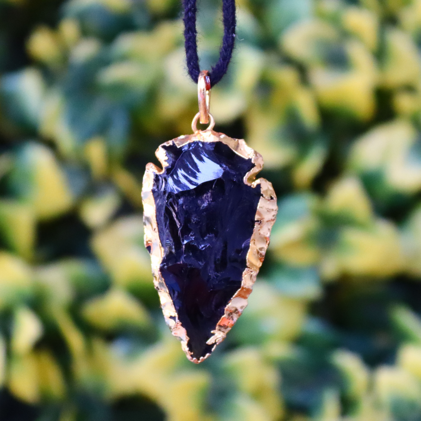 Black Tourmaline Arrowhead Pendant