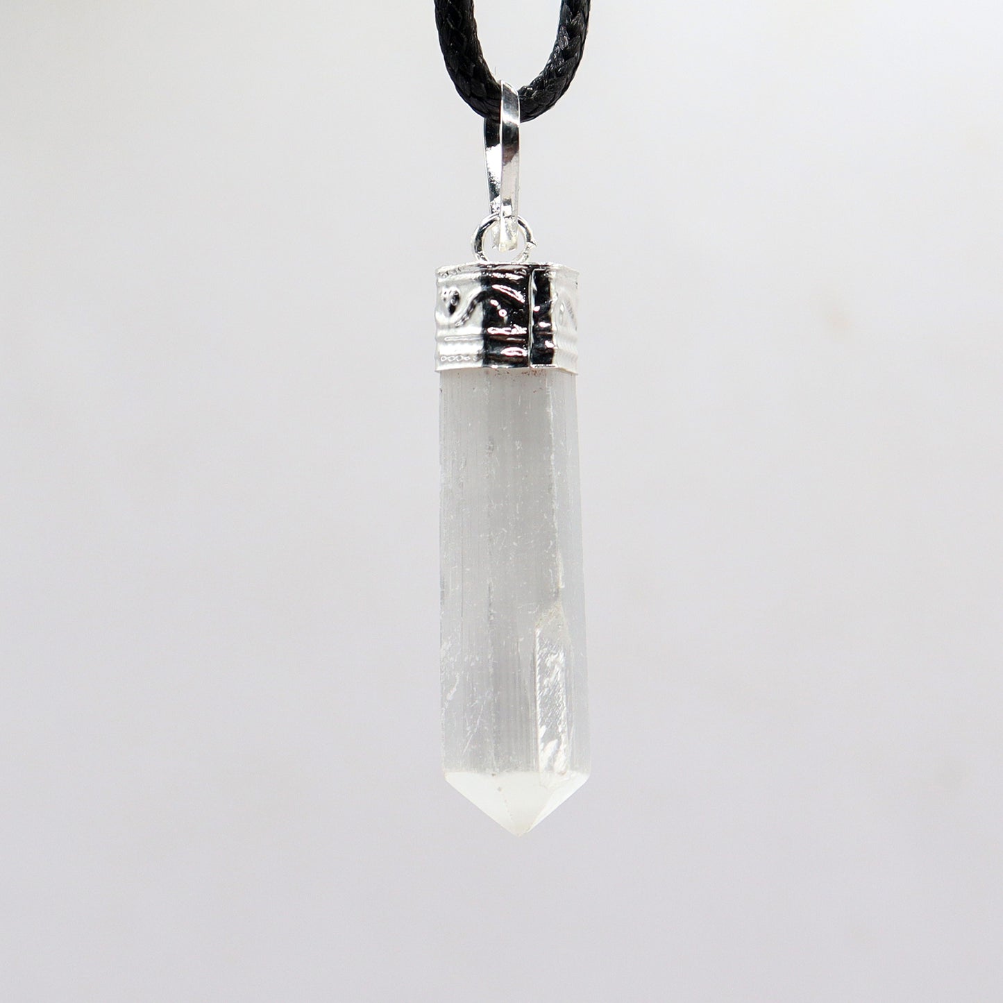 Selenite Pencil Pendant - Bullet Typed