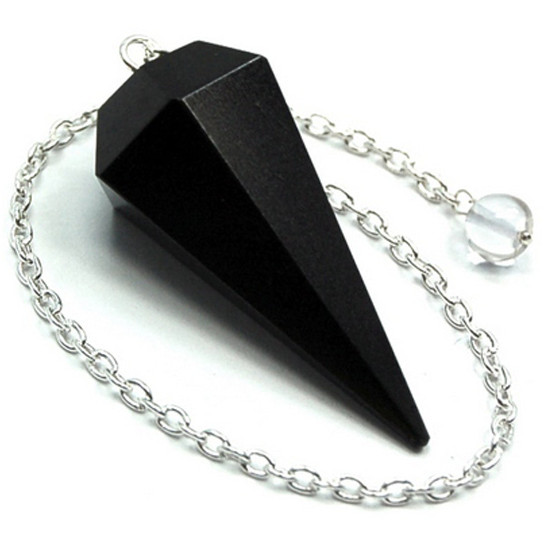 Black Tourmaline Crystal Stone Pendulum Dowser Crystal Pendulum Reiki Healing Crystal