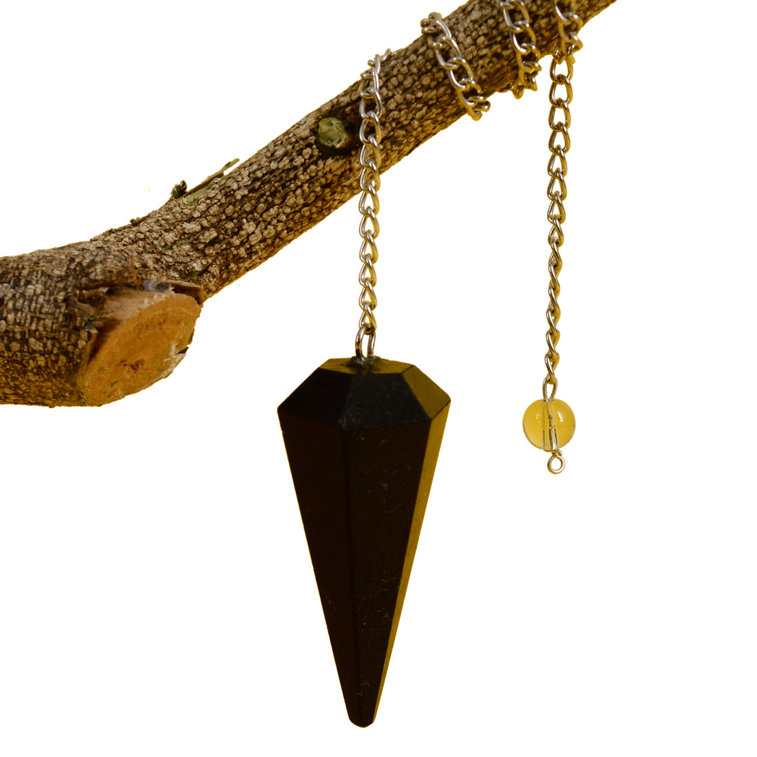 Black Tourmaline Crystal Stone Pendulum Dowser Crystal Pendulum Reiki Healing Crystal