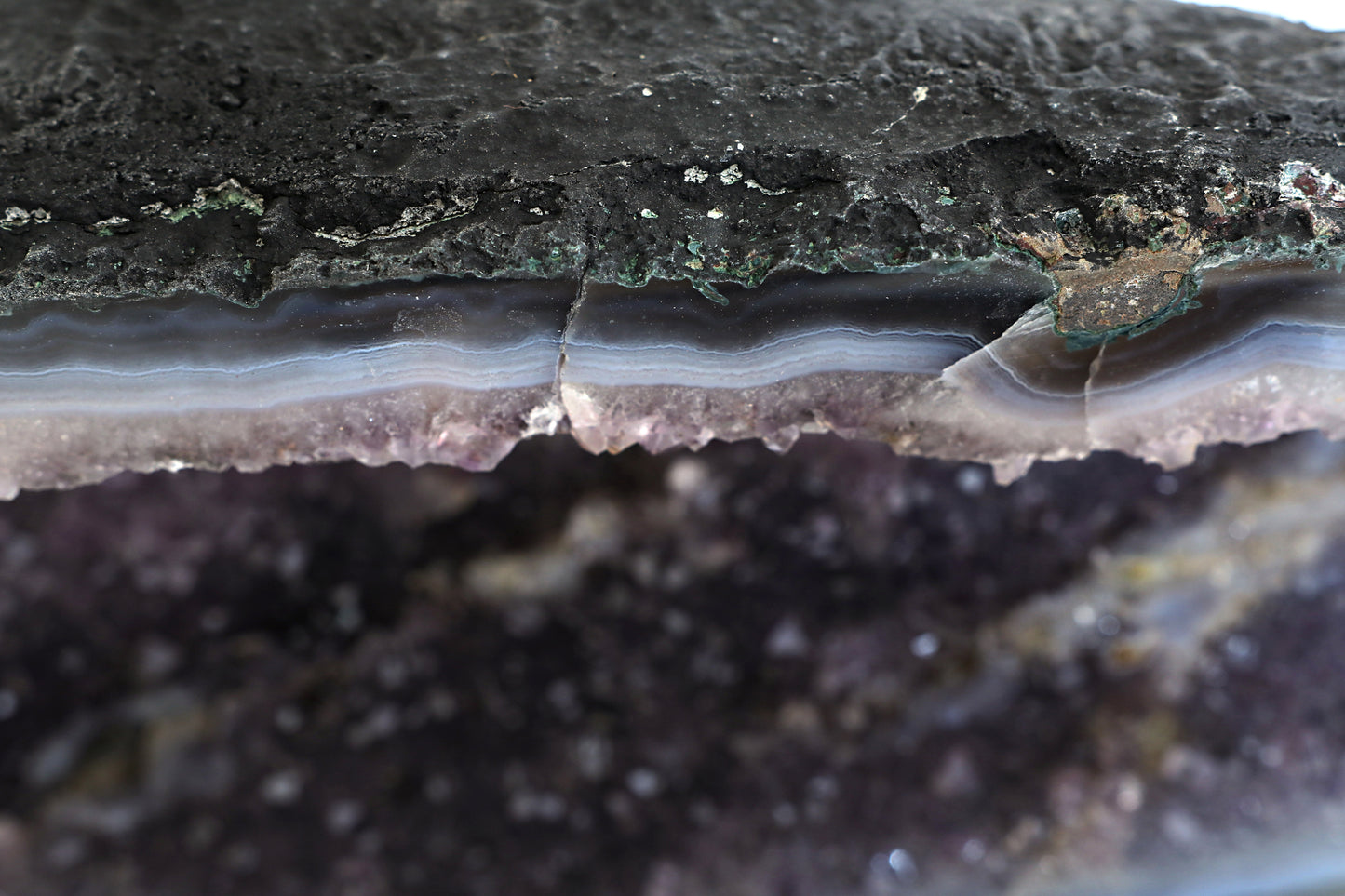 Amethyst Cluster Raw Geode Caves/Raw Clusters -18(H)X06(W)X06(L)Inch-(27.41Lb)