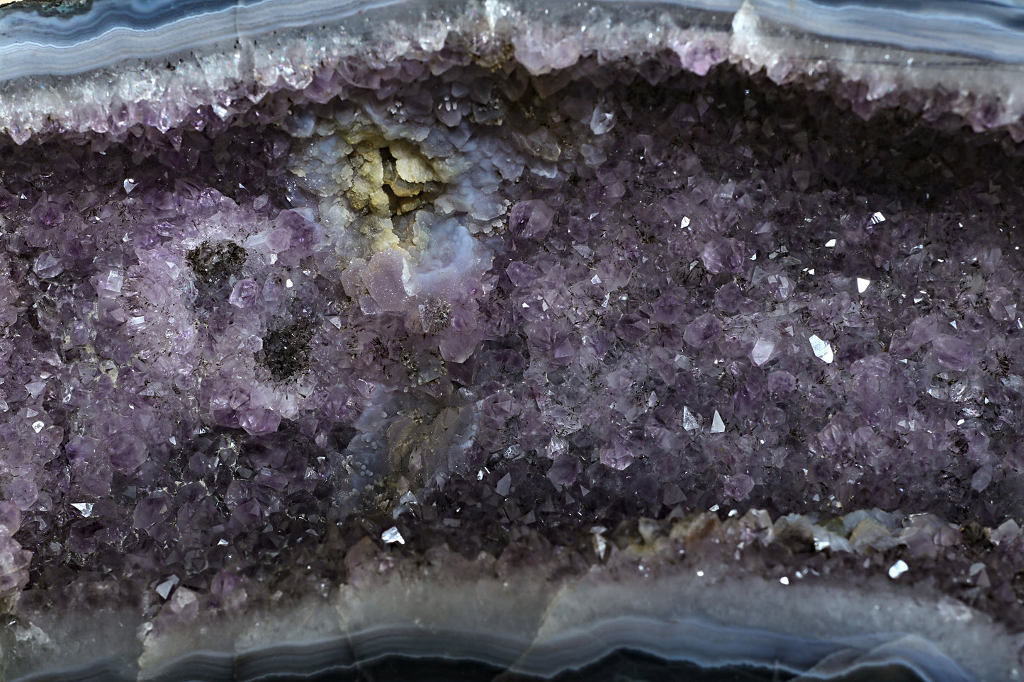 Amethyst Cluster Raw Geode Caves/Raw Clusters -18(H)X06(W)X06(L)Inch-(27.41Lb)