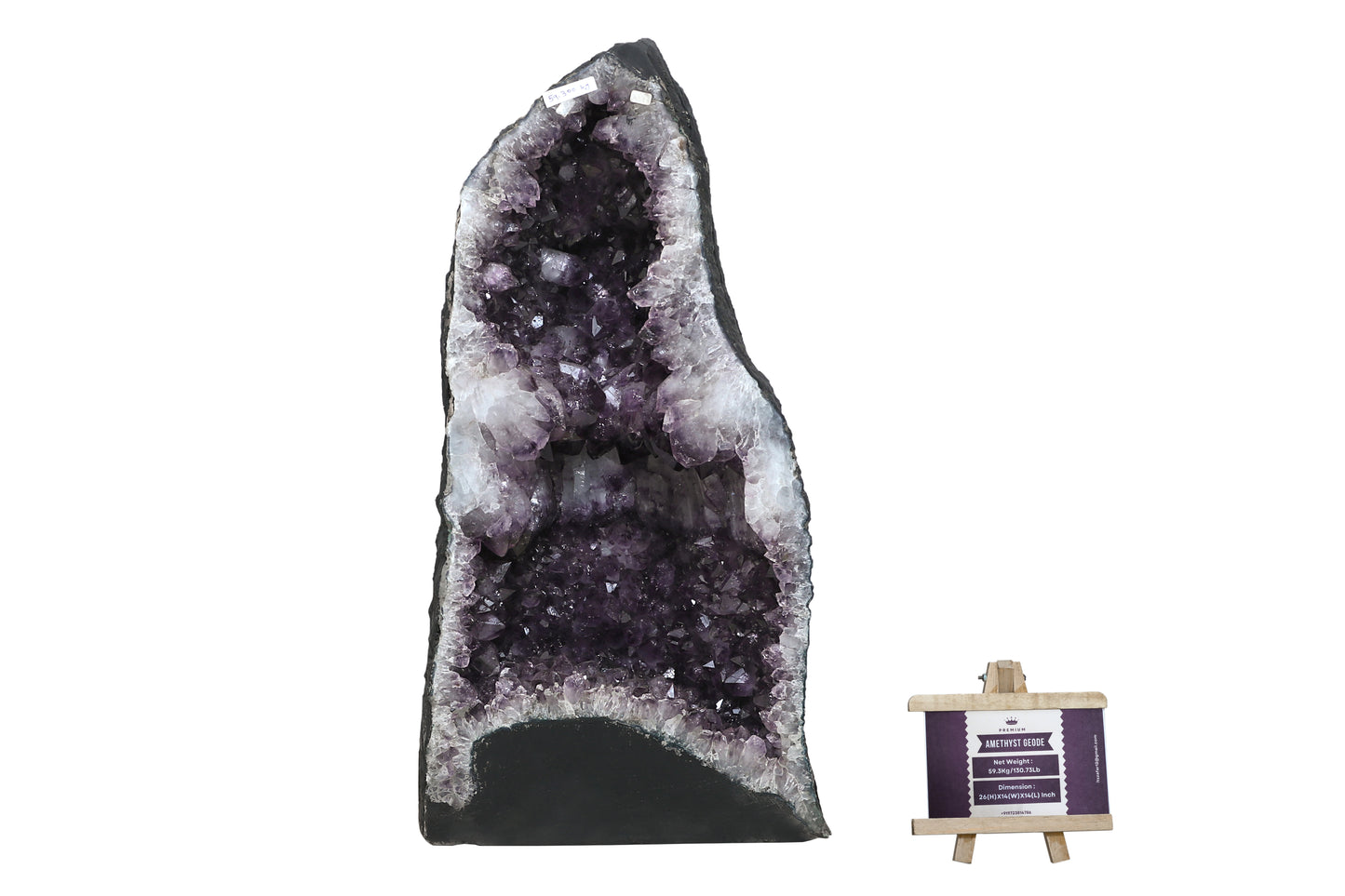 Amethyst Cluster Raw Geode Caves/Raw Clusters -26(H)X14(W)X14(L)Inch-(130.46Lb)