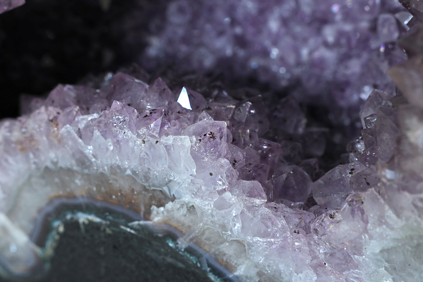 Amethyst Cluster Raw Geode Caves/Raw Clusters -18(H)X08(W)X08(L)Inch-(34.65Lb)