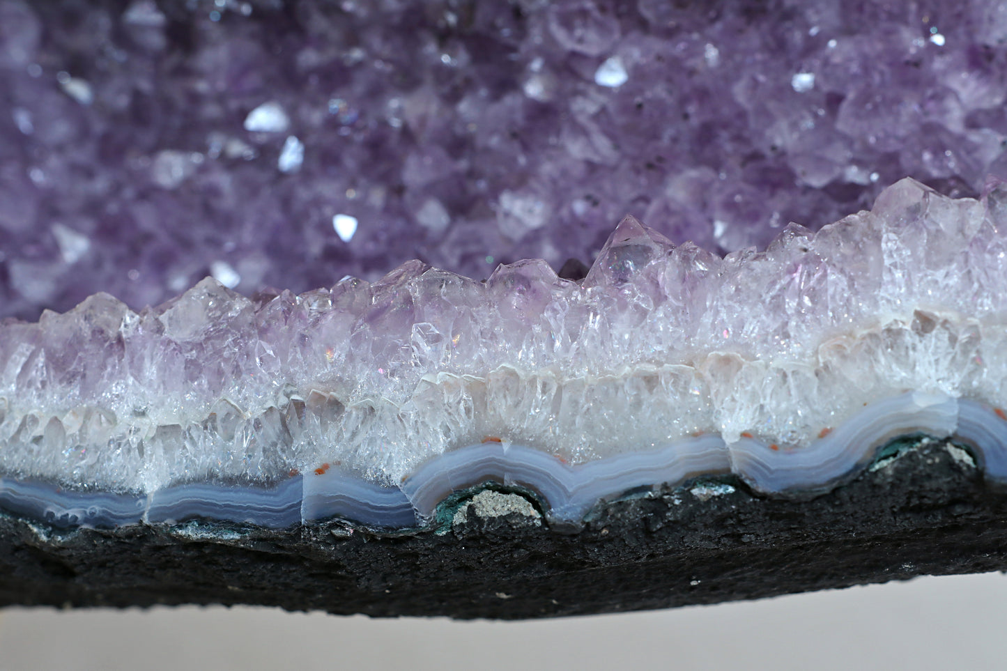Amethyst Cluster Raw Geode Caves/Raw Clusters -18(H)X08(W)X08(L)Inch-(34.65Lb)