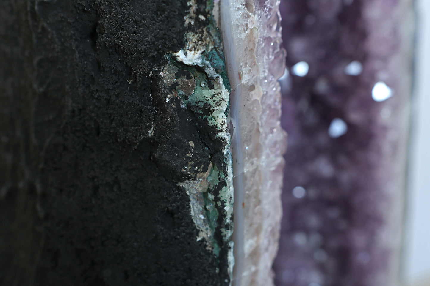 Amethyst Cluster Raw Geode Caves/Raw Clusters -18(H)X08(W)X08(L)Inch-(34.65Lb)