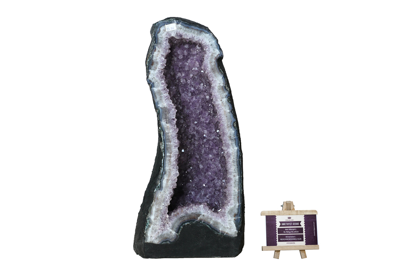 Amethyst Cluster Raw Geode Caves/Raw Clusters -18(H)X08(W)X08(L)Inch-(34.65Lb)