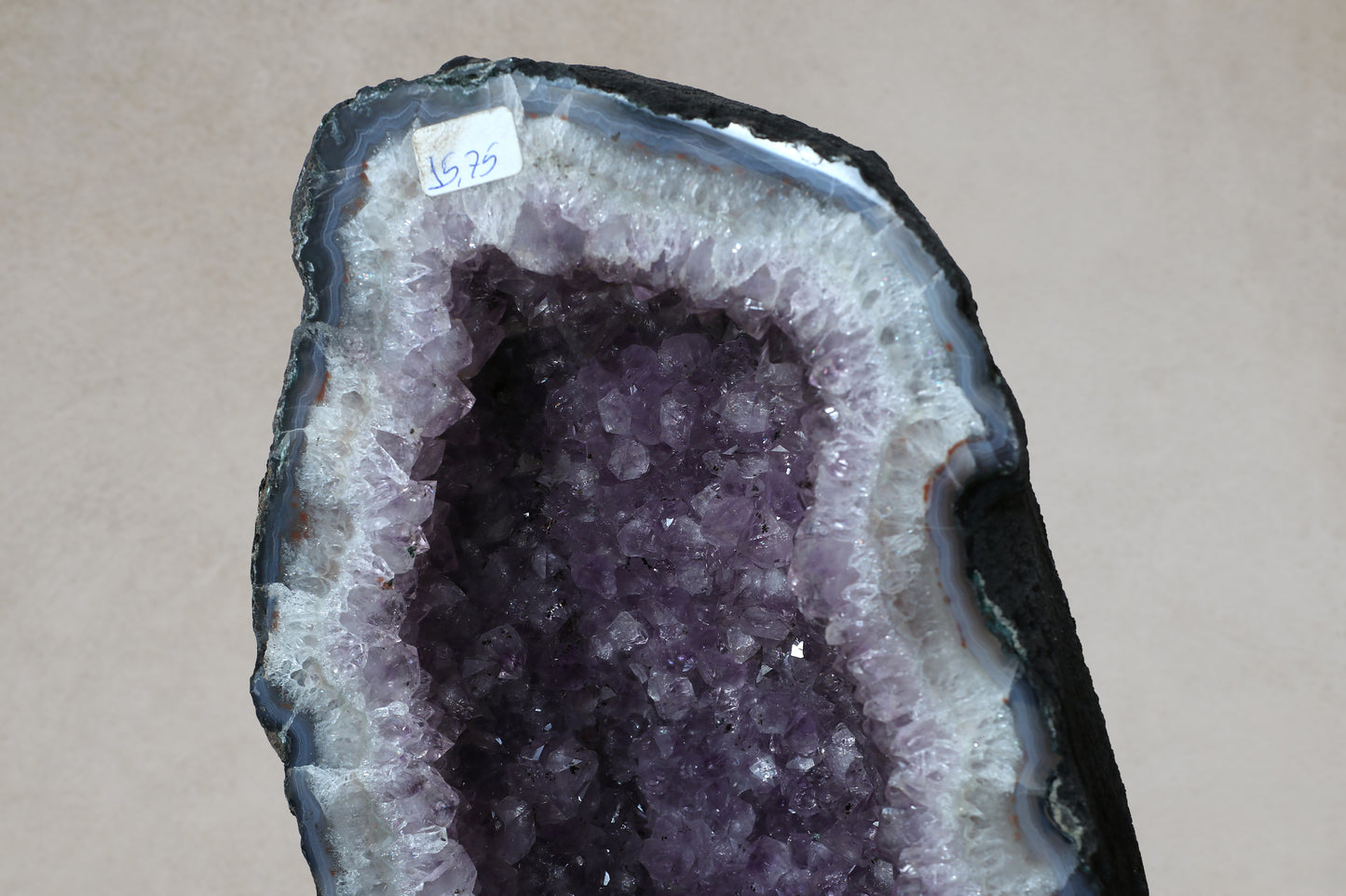 Amethyst Cluster Raw Geode Caves/Raw Clusters -18(H)X08(W)X08(L)Inch-(34.65Lb)