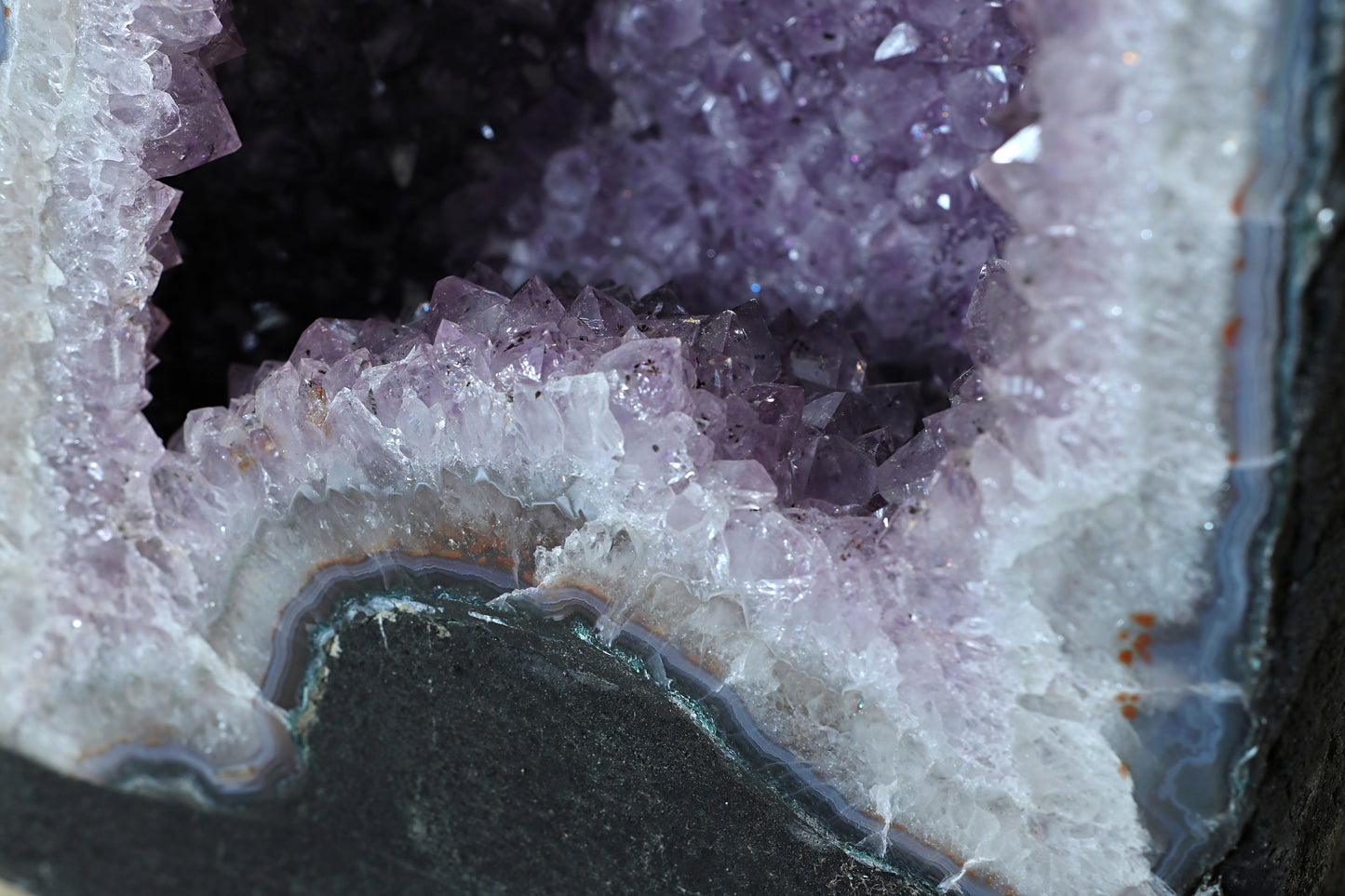 Amethyst Cluster Raw Geode Caves/Raw Clusters -18(H)X08(W)X08(L)Inch-(34.65Lb)
