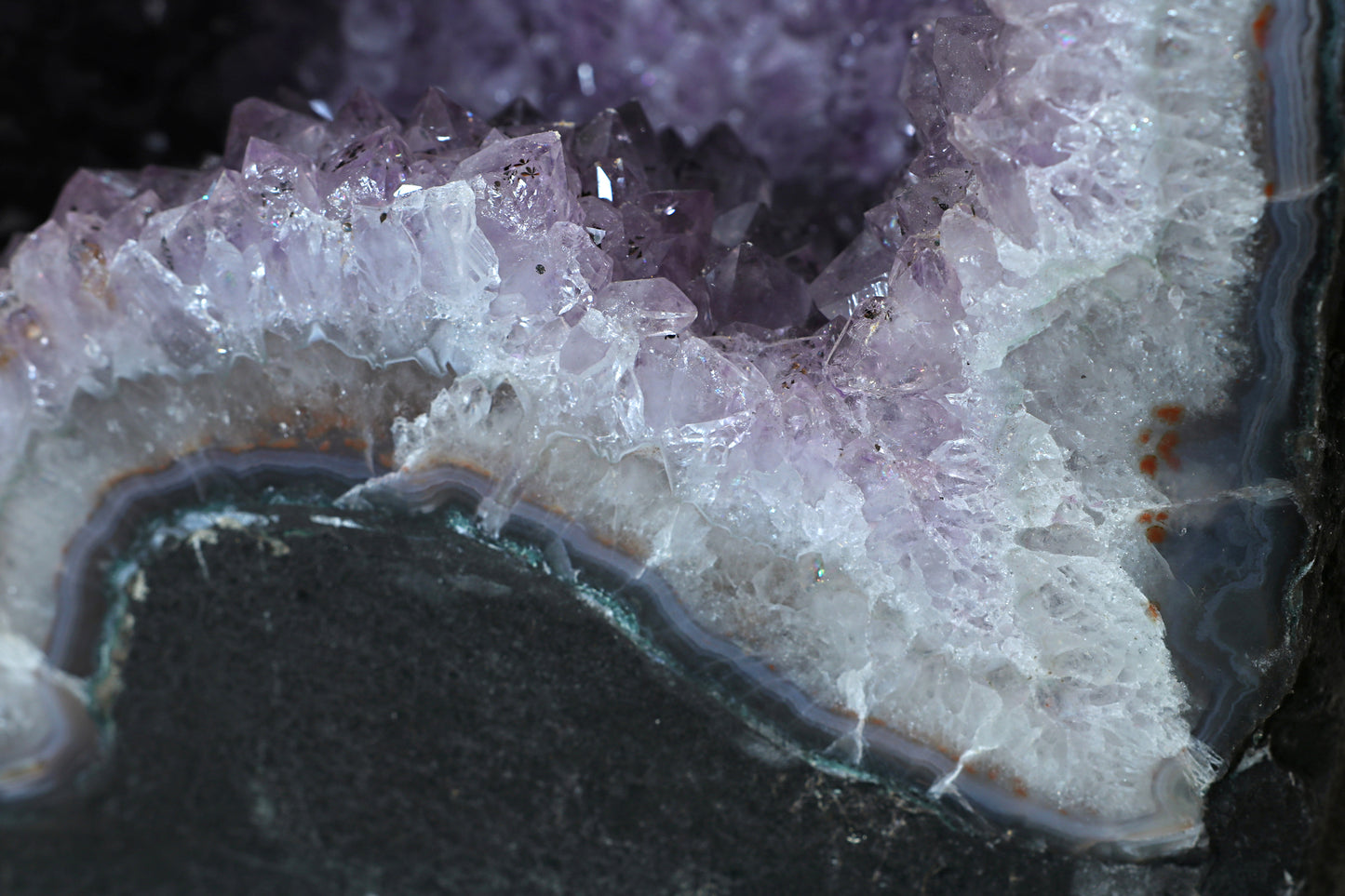 Amethyst Cluster Raw Geode Caves/Raw Clusters -18(H)X08(W)X08(L)Inch-(34.65Lb)