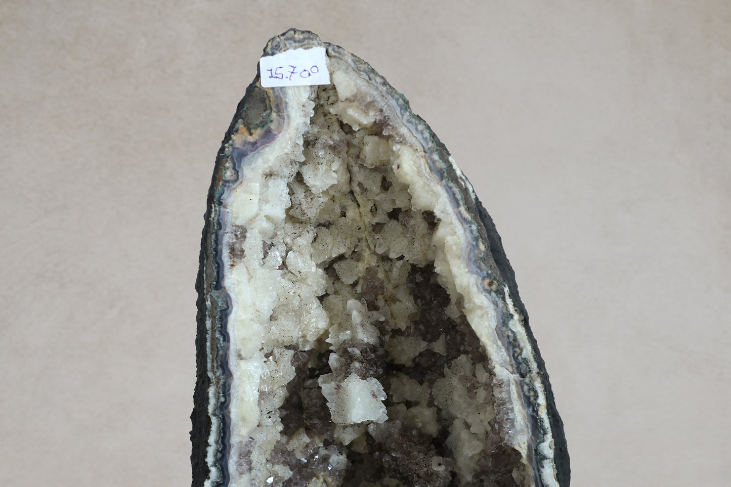 Amethyst Cluster Raw Geode Caves/Raw Clusters -19.5(H)X08(W)X06(L)Inch-(34.40Lb)