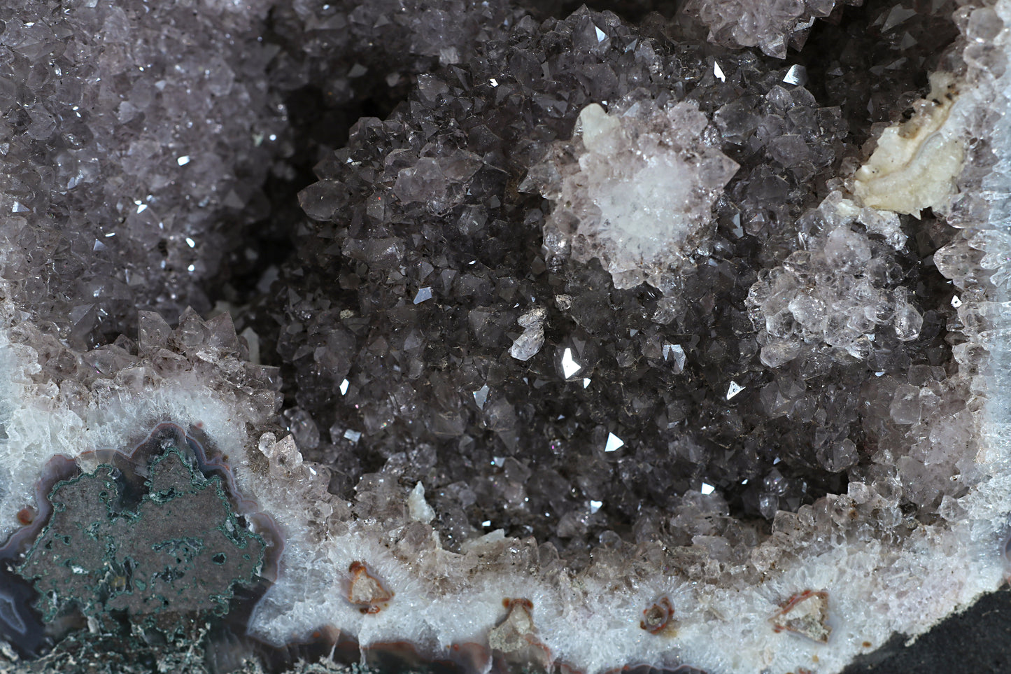 Amethyst Cluster Raw Geode Caves/Raw Clusters -19.5(H)X08(W)X06(L)Inch-(34.40Lb)