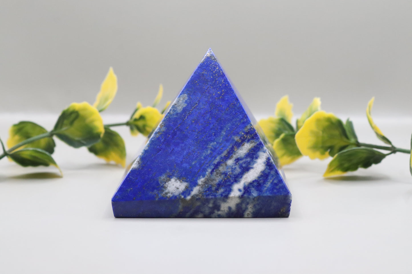 Deep Blue Lapis Stone Pyramid Crystal 50-55 mm