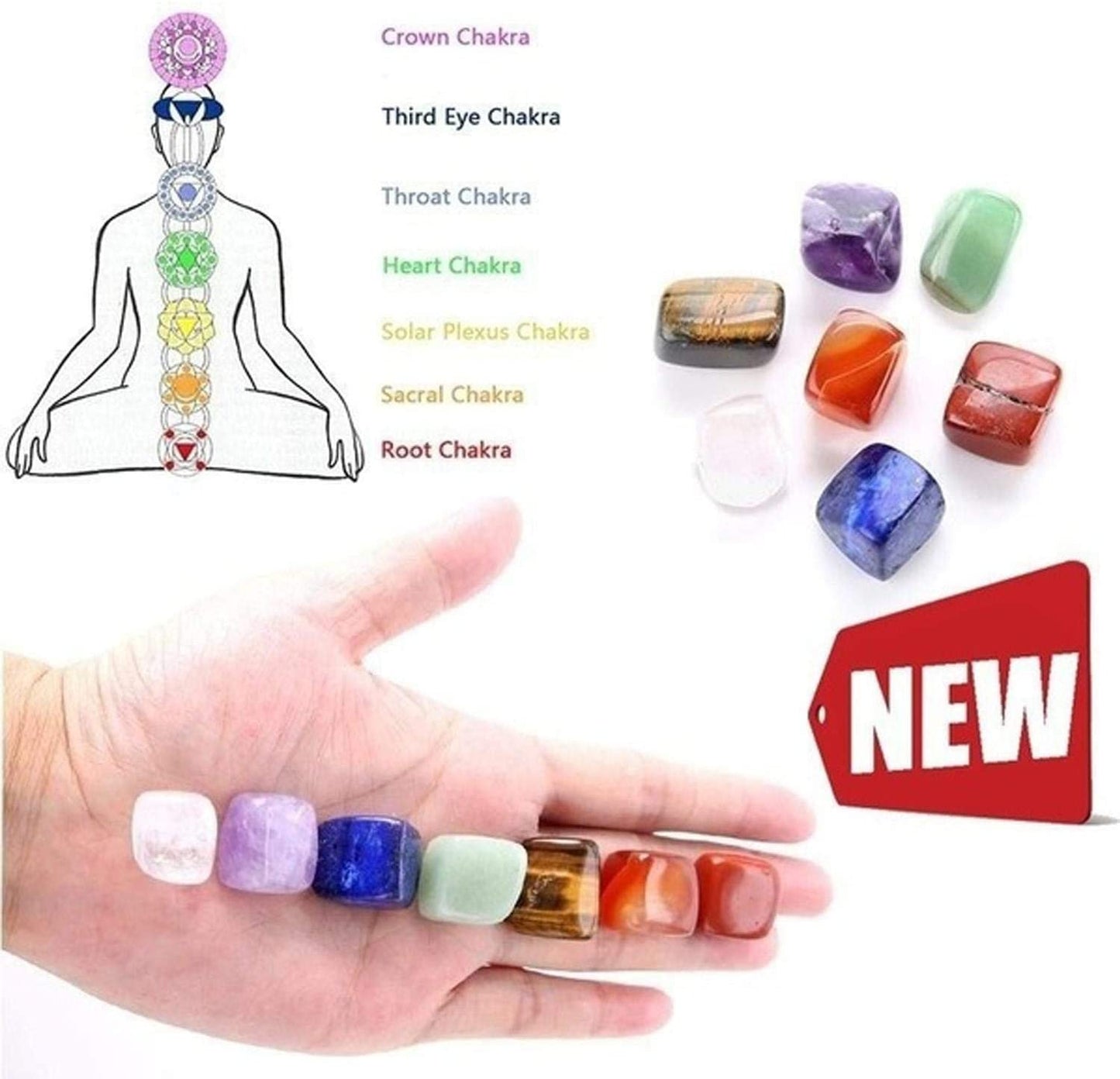 7 Chakra Healing Stone Tumbled