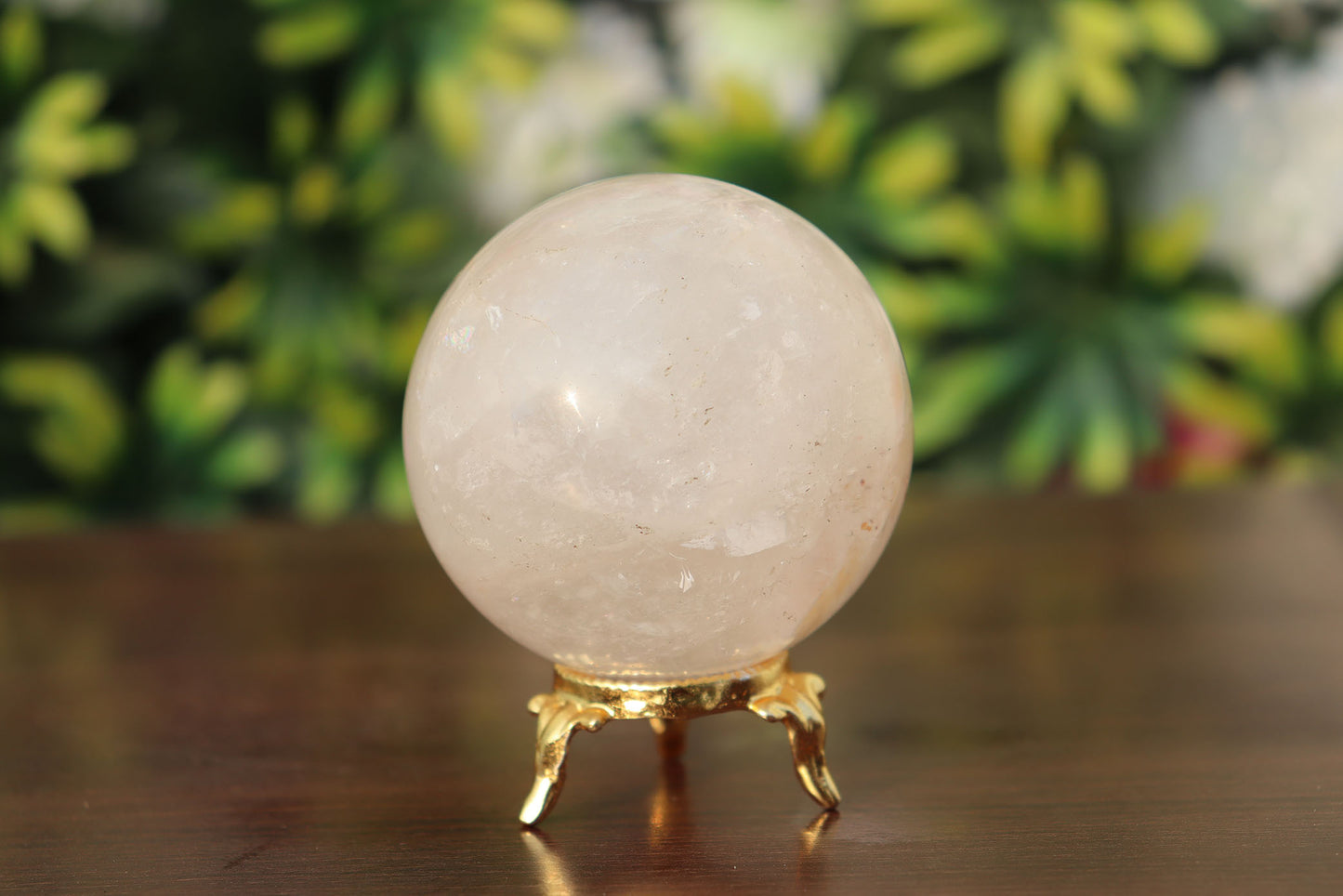350g 65mm Quartz Crystal Mineral Sphere Quartz Healing Ball