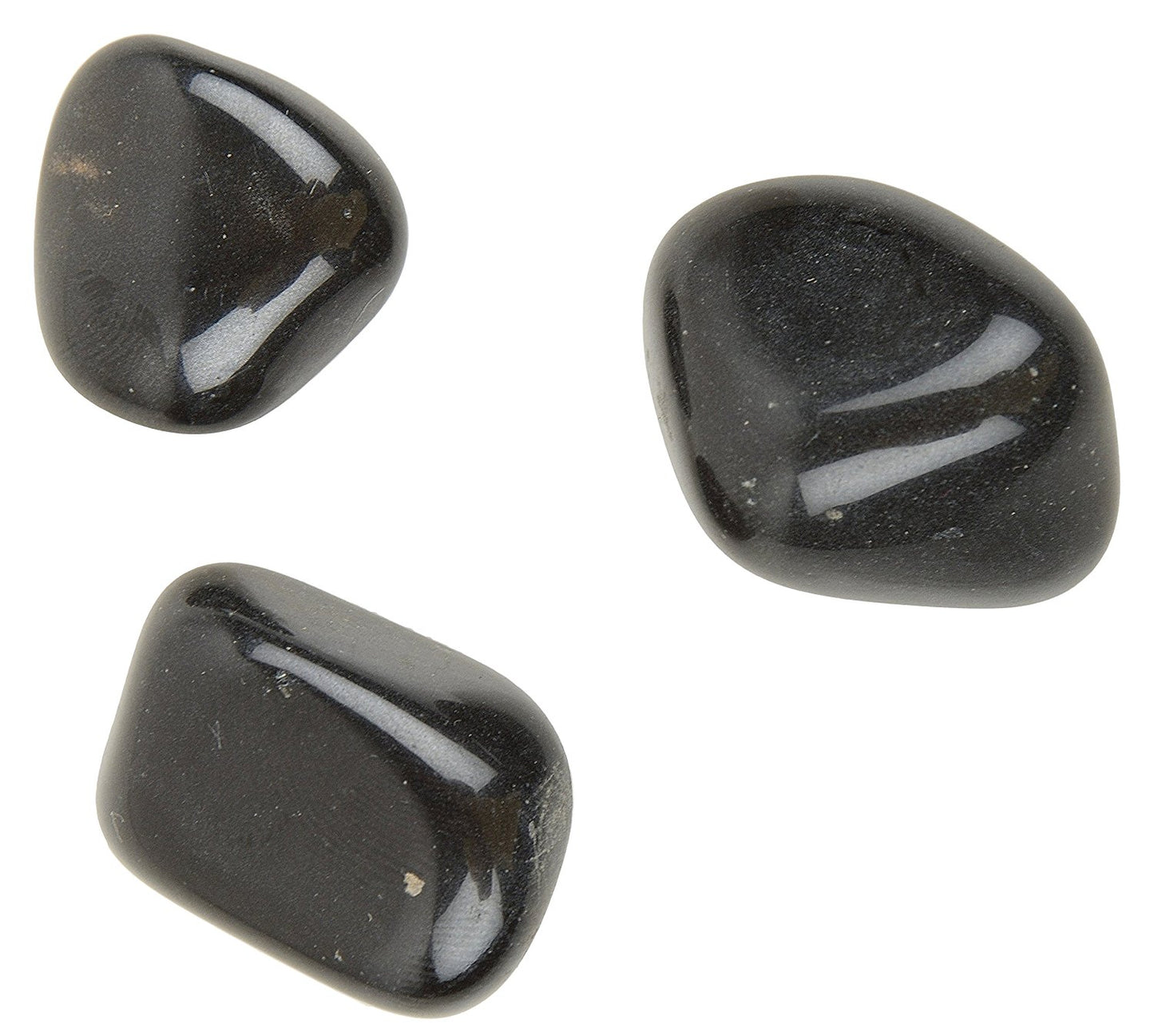 Black Tourmaline Tumbled|100GR |5-6Pc| |2.5-3 cm|Healing Tumbled Stones