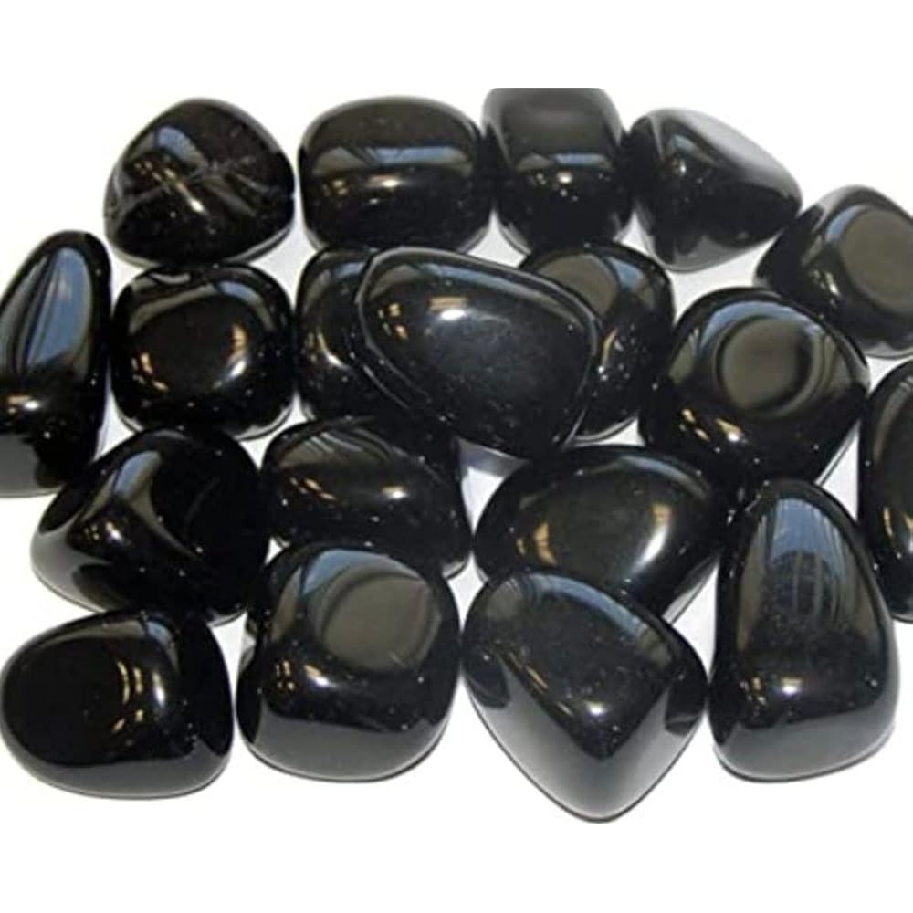 Black Obsidian Tumbled|100GR |5-6Pc| |2.5-3 cm|Healing Tumbled Stones