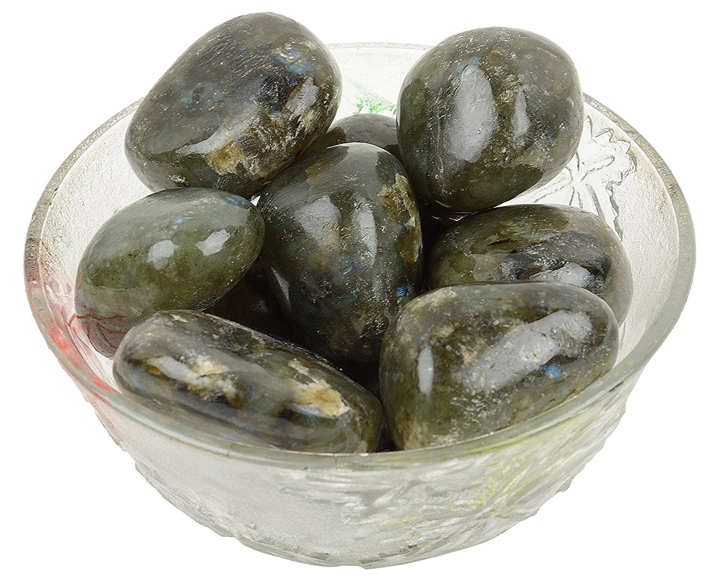 Labradorite Tumbled|100GR |5-6Pc| |2.5-3 cm|Healing Tumbled Stones