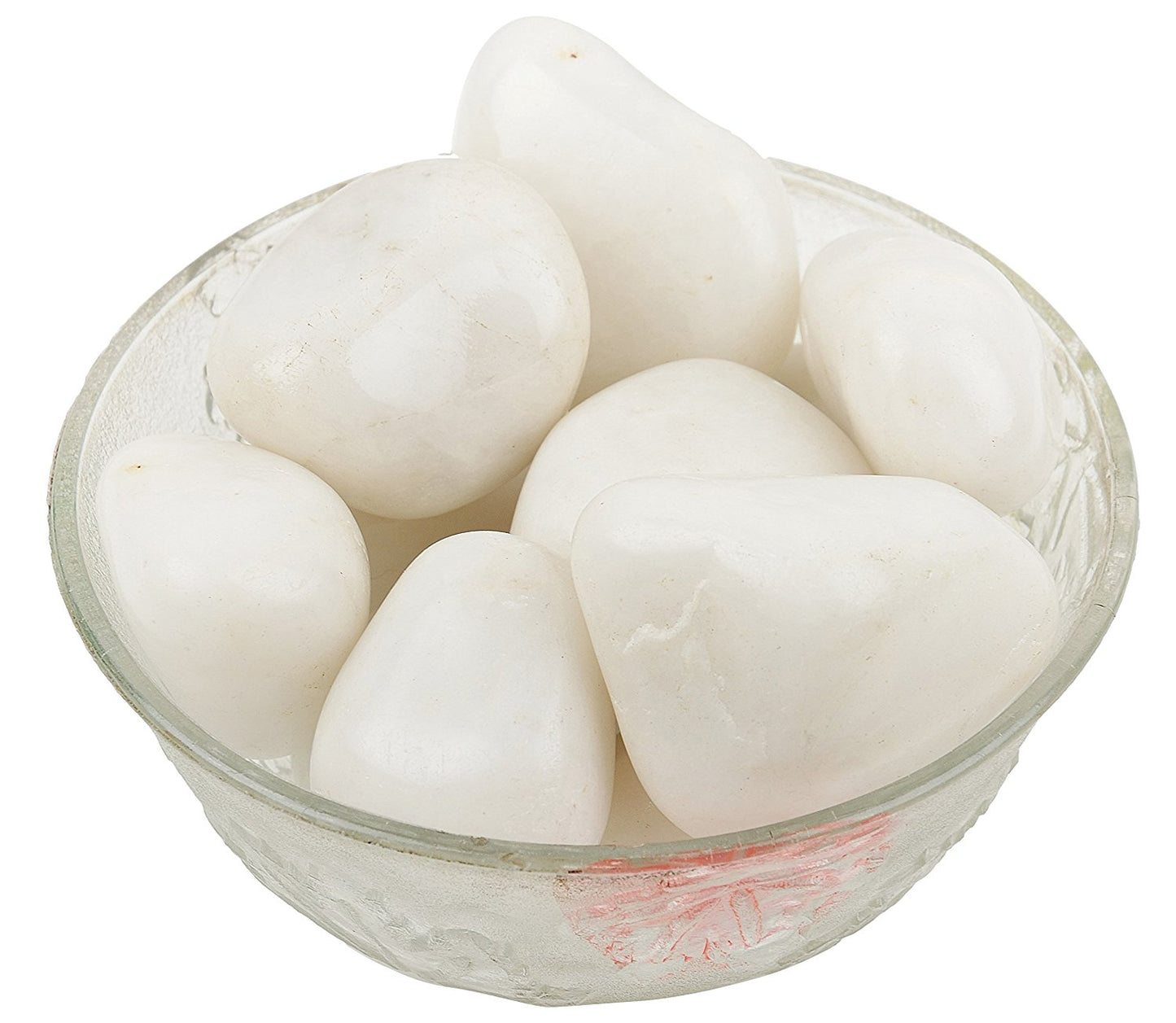 White Solicited Tumbled|100GR |5-6Pc| |2.5-3 cm|Healing Tumbled Stones