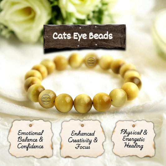 Yellow Cat's Eye Bracelet