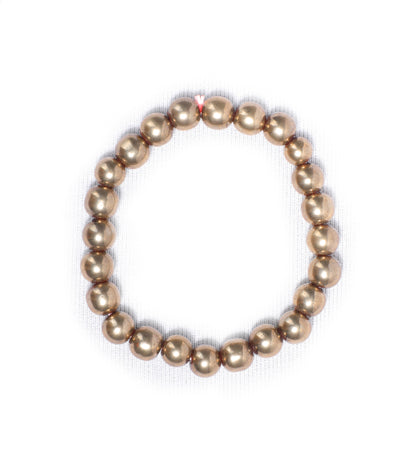 Peru Pyrite Healing 8mm Gemstone Bracelet