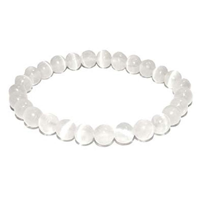 Selenite beads Bracelet