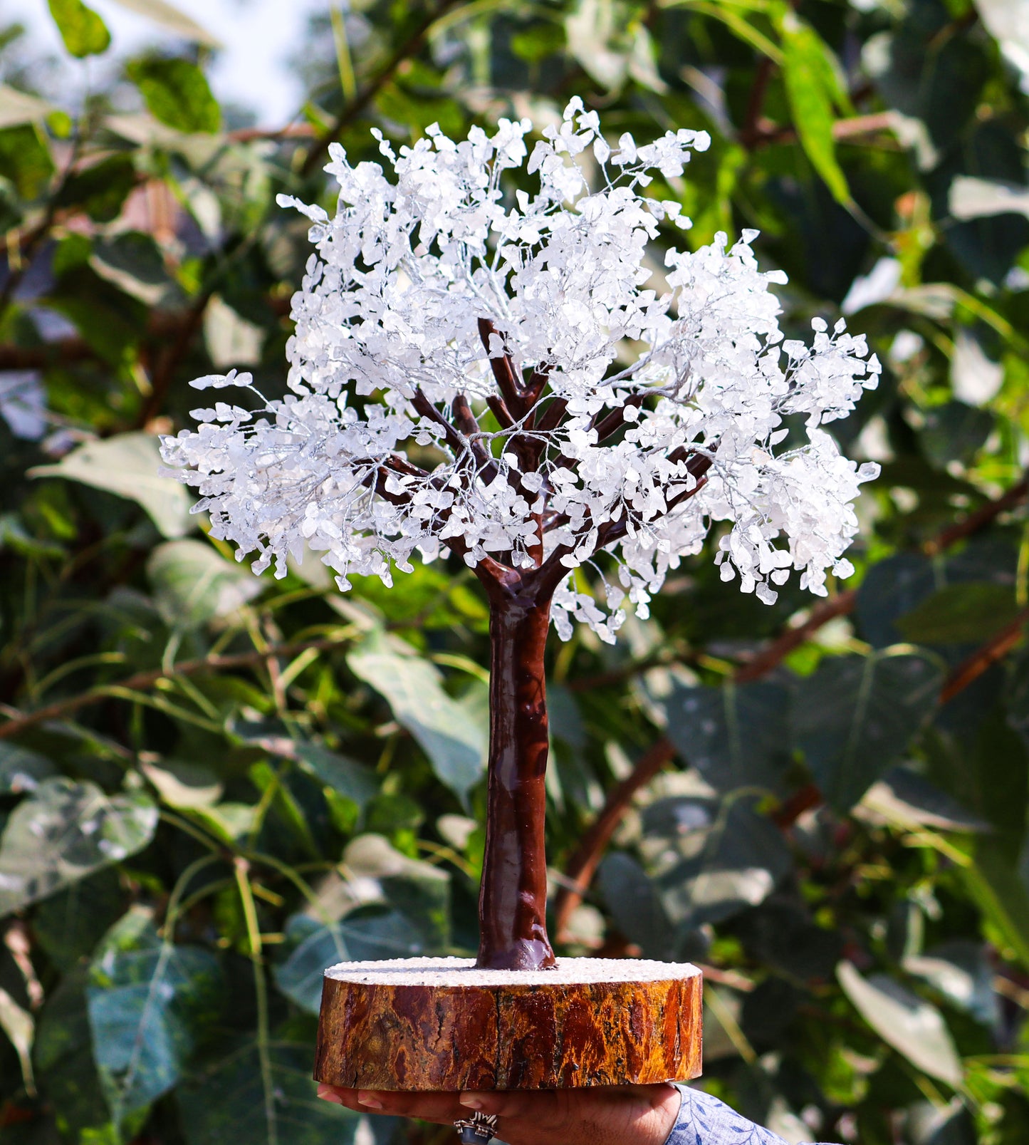 2000 Quartz Crystal Beads Gemstone Tree